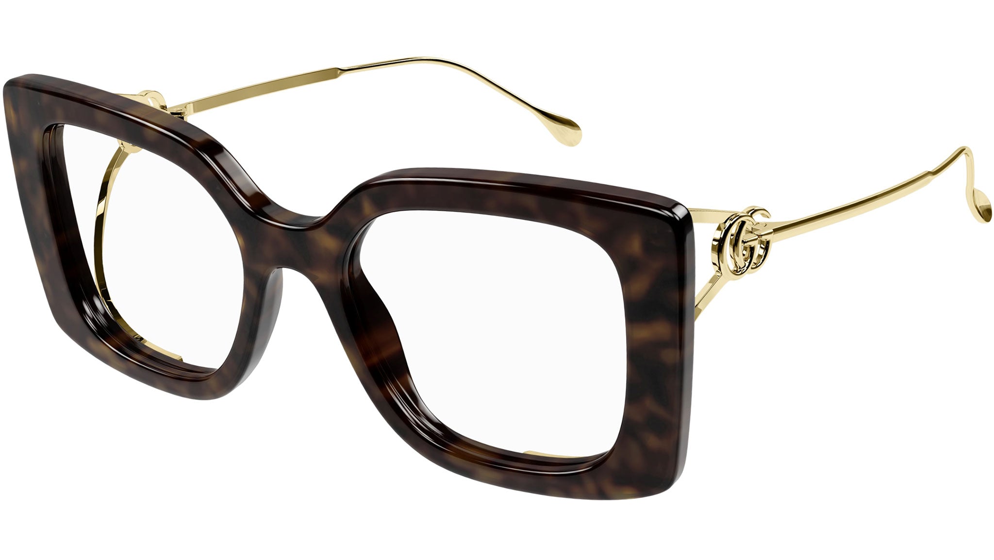 Occhiali da vista GUCCI GG1567O Shiny dark havana