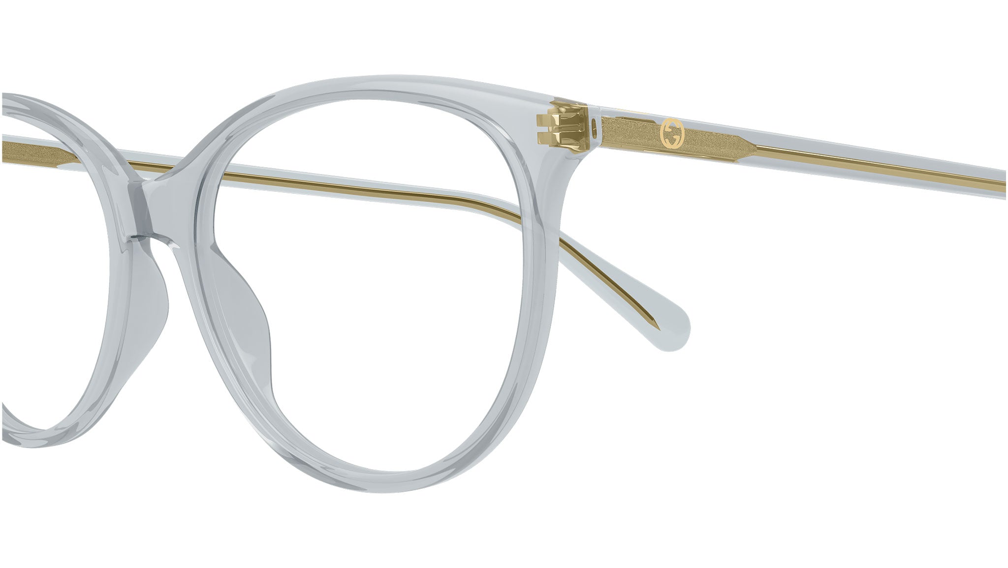 Occhiali da vista GUCCI Shiny transparent taupe