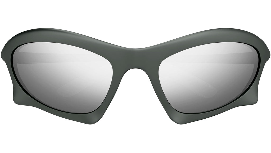 Occhiali da sole BALENCIAGA BB0229S Matte solid metallic dark ruthenium