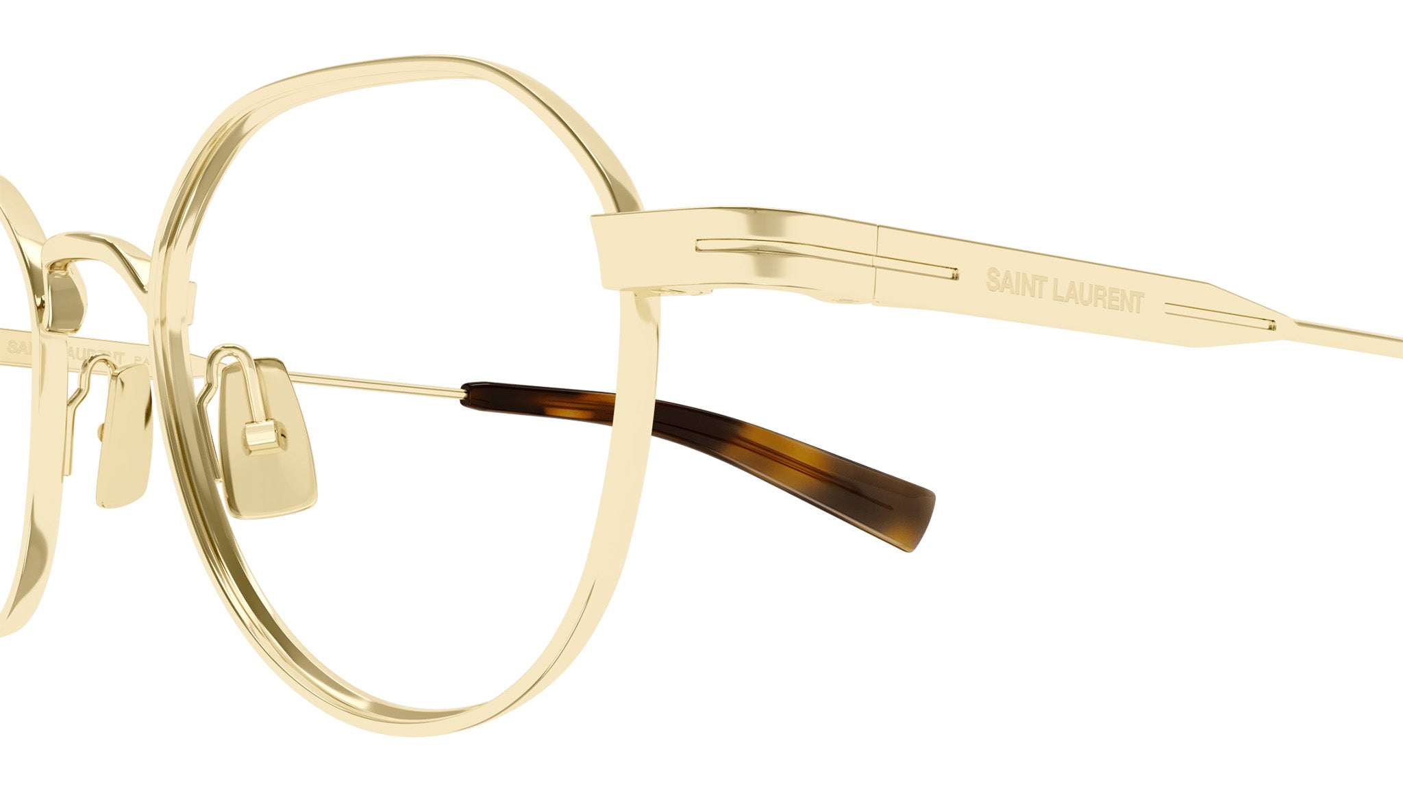 Occhiali da vista SAINT LAURENT SL730 Shiny light gold