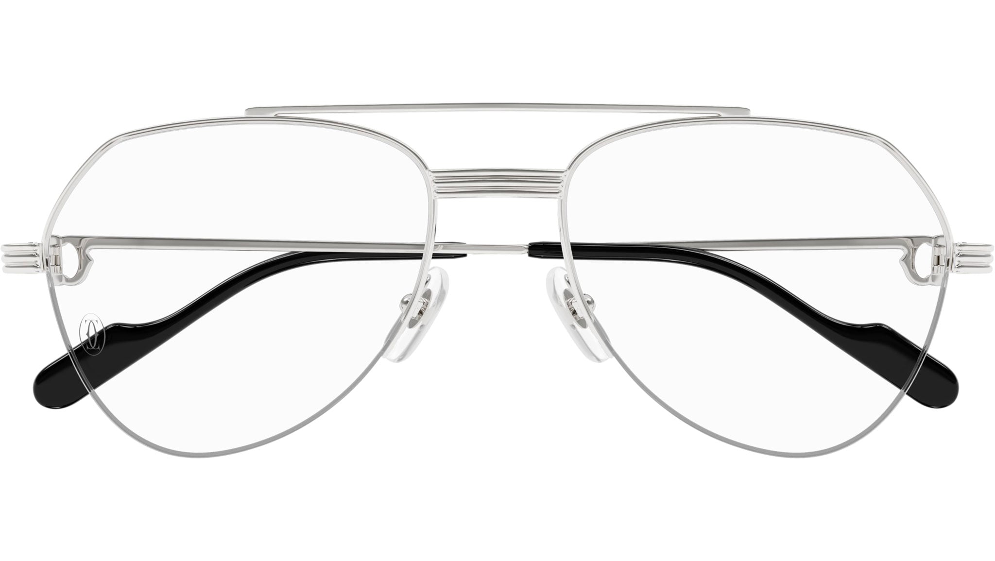 Occhiali da vista CARTIER CT0409O Smooth platinum finish