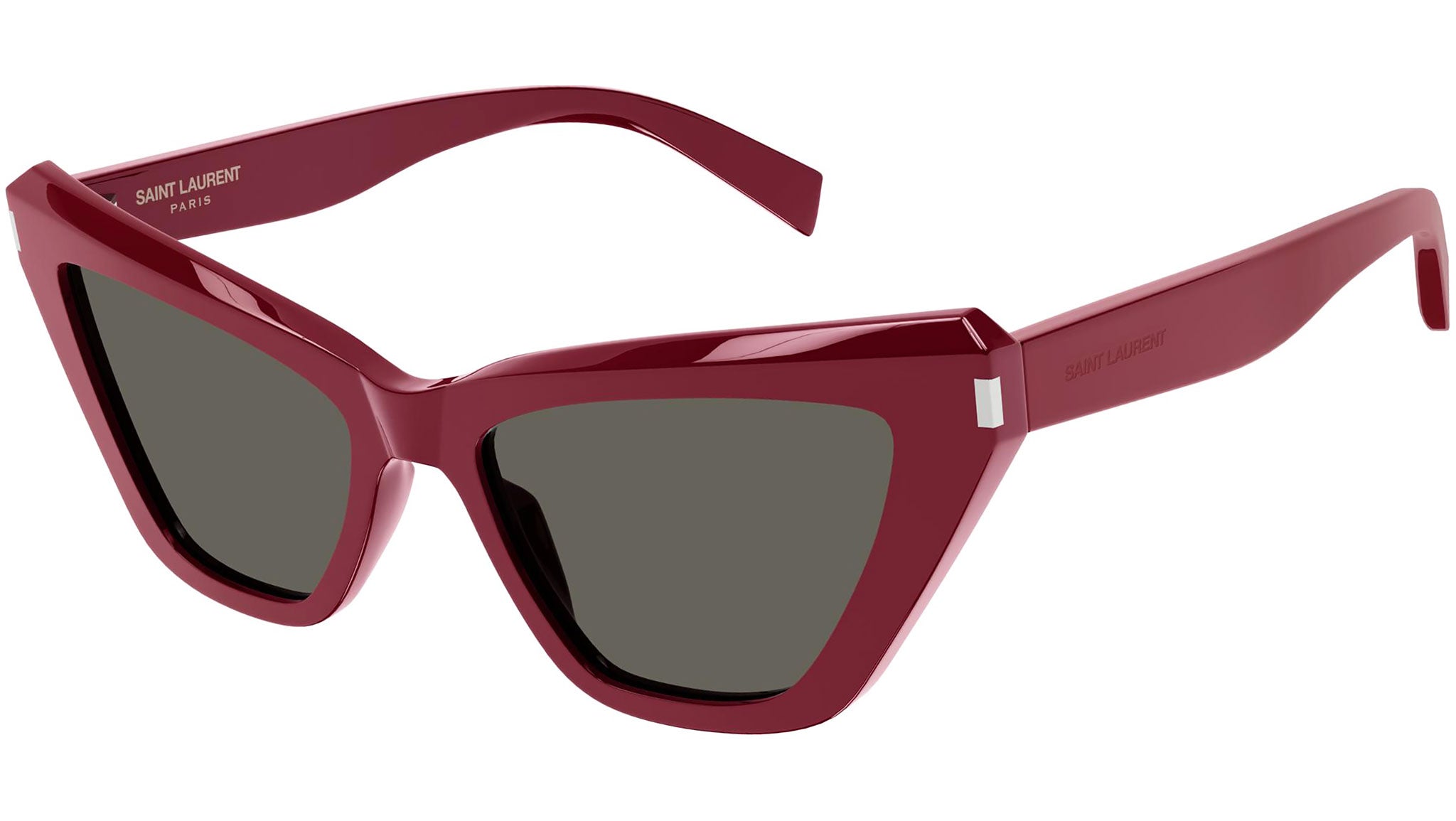 Occhiali da sole SAINT LAURENT SL466 Shiny solid red