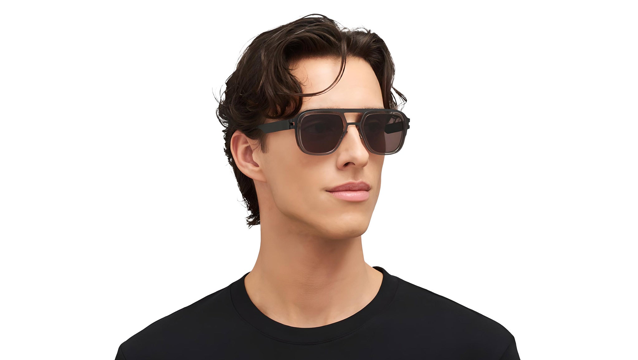 Occhiali da sole MYKITA KNOX Black clear ash