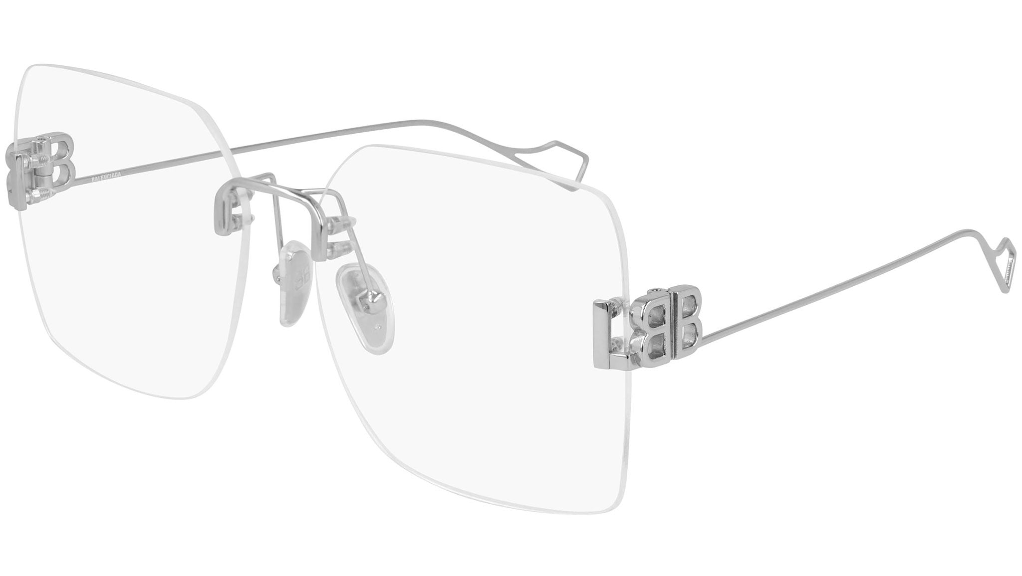 Occhiali da vista BALENCIAGA BB0113O Shiny silver