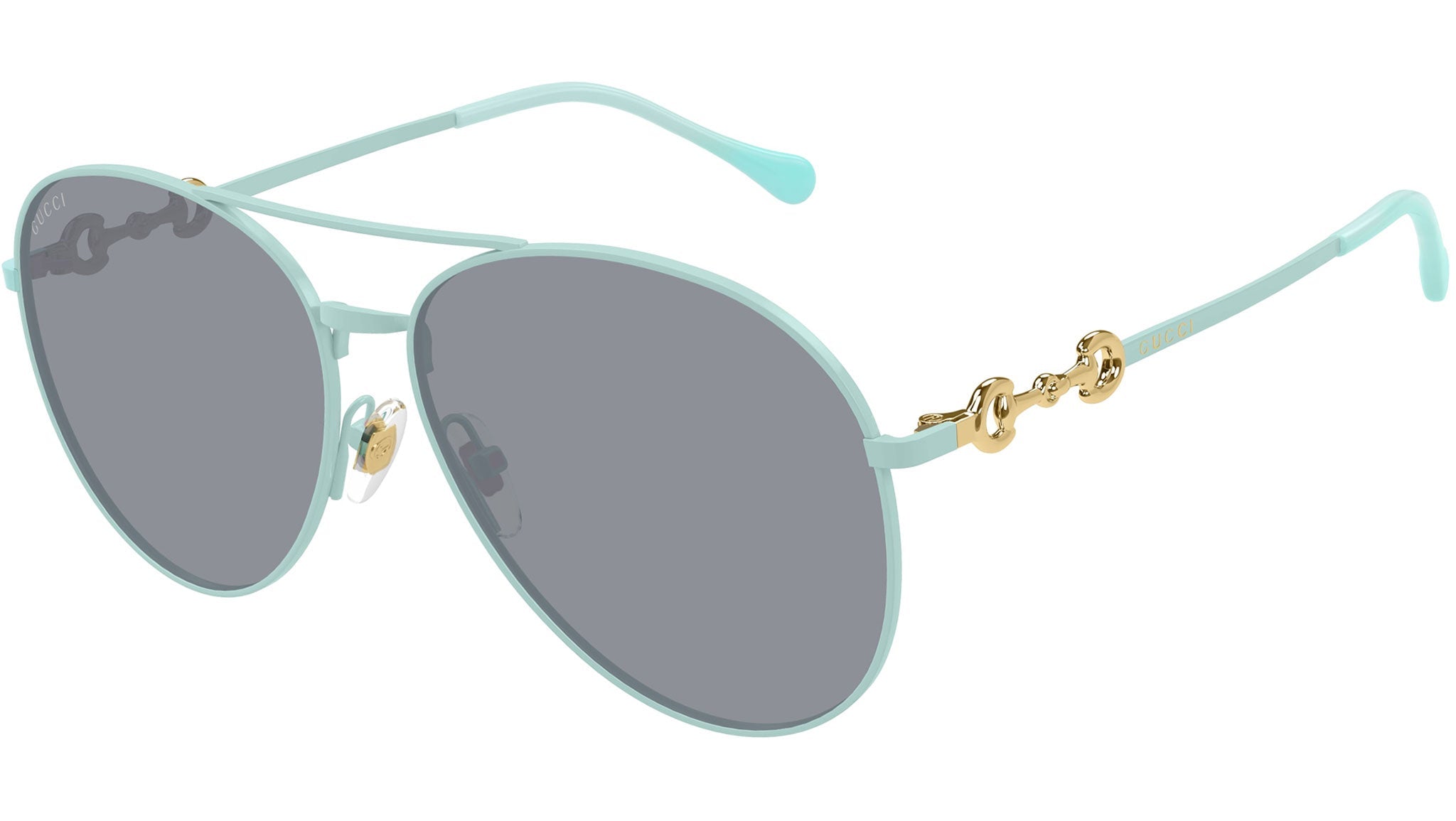 Occhiali da sole GUCCI GG1698S Shiny solid light tiffany green