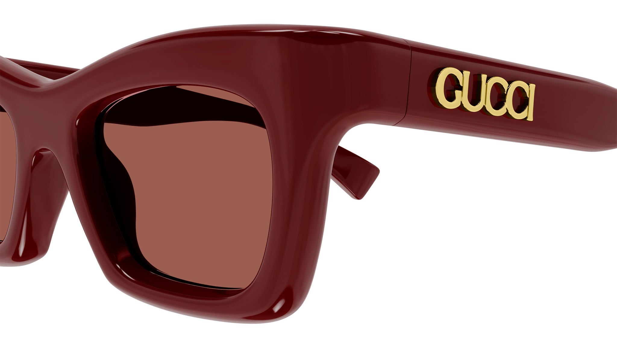 Occhiali da sole GUCCI GG1772S Shiny solid burgundy