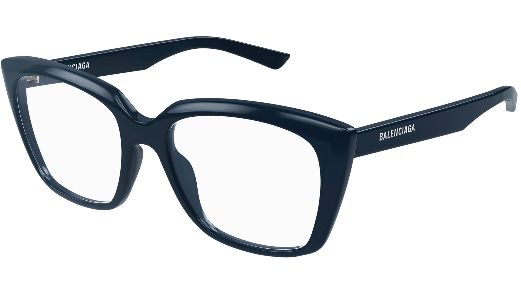 Occhiali da vista BALENCIAGA BB0062O Shiny solid dark blue