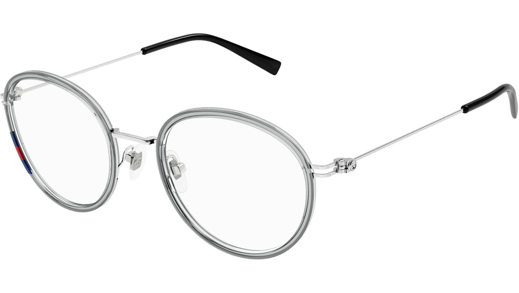 Occhiali da vista GUCCI GG1851O Shiny transparent cloudy grey