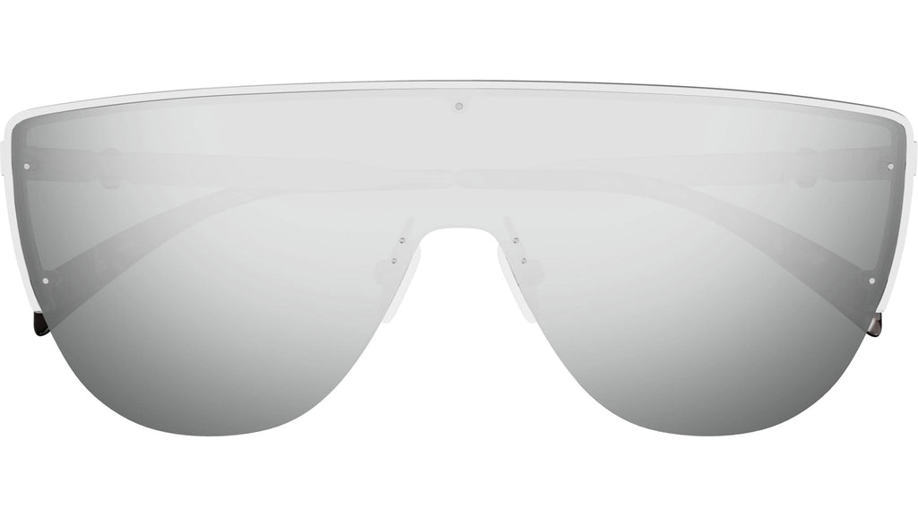 Occhiali da sole ALEXANDER MCQUEEN AM0457S Shiny silver