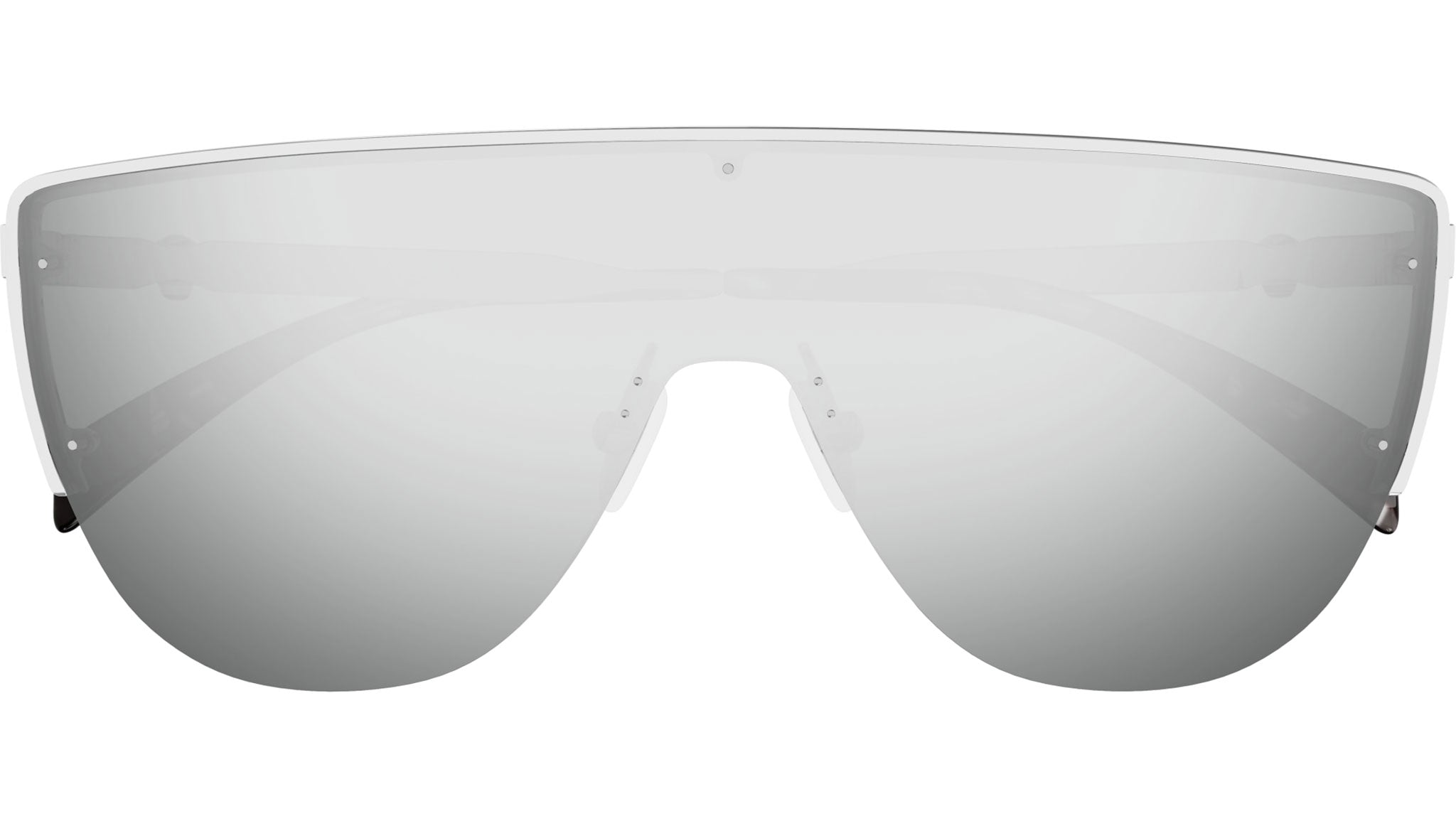 Occhiali da sole ALEXANDER MCQUEEN AM0457S Shiny silver