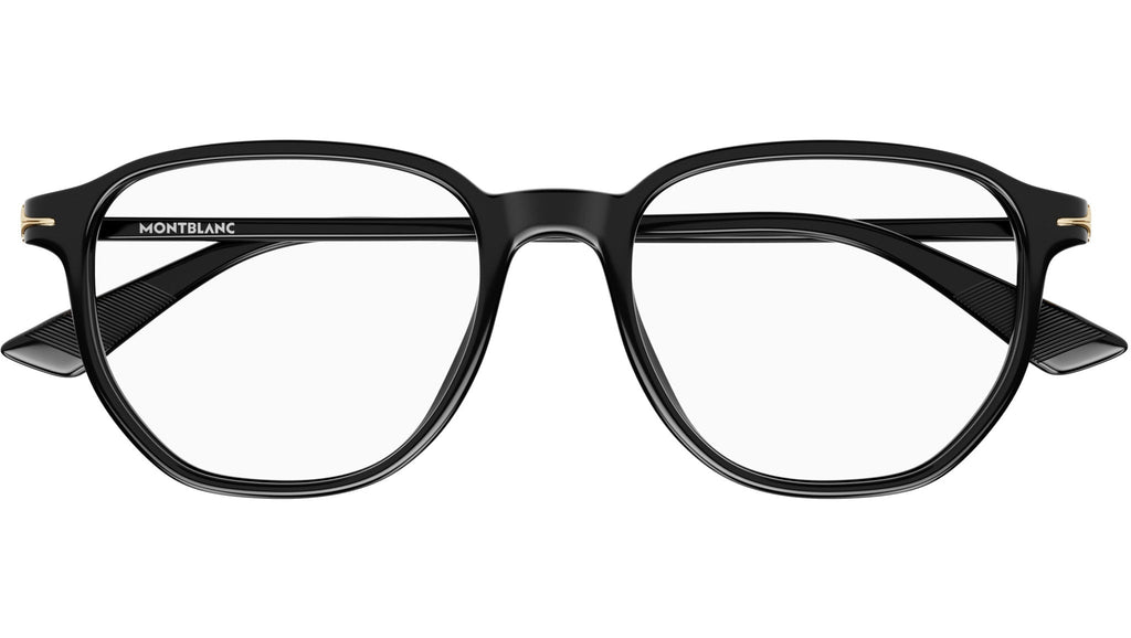 Occhiali da vista MONTBLANC MB0366O Shiny solid black