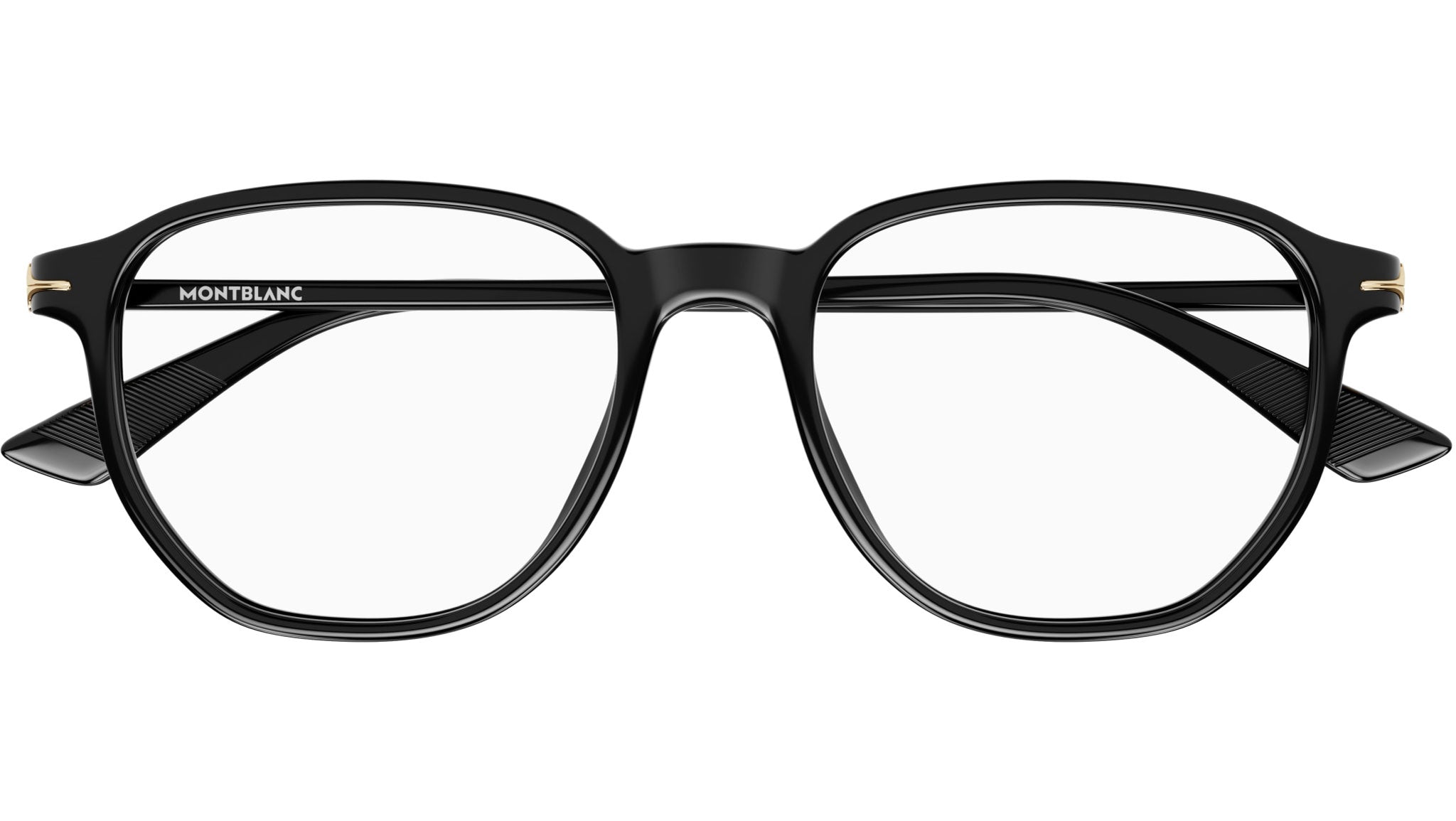 Occhiali da vista MONTBLANC MB0366O Shiny solid black