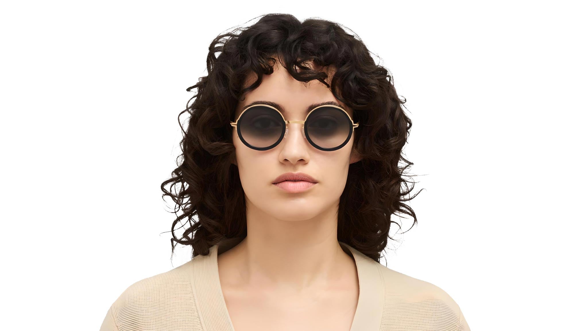 Occhiali da sole MYKITA MONROE Glossy gold milky indigo