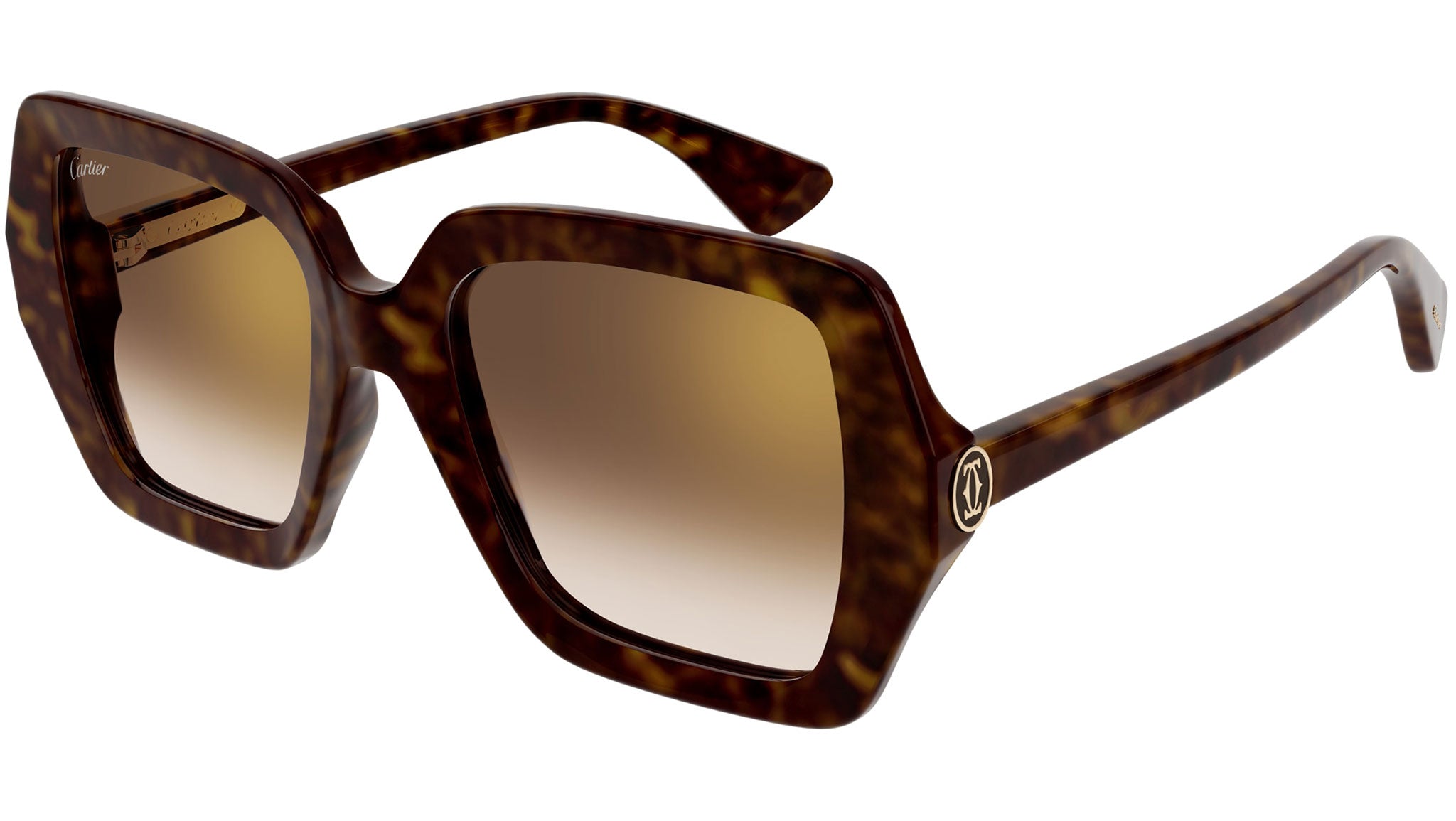 Occhiali da sole CARTIER CT0507S Dark tortoiseshell effect