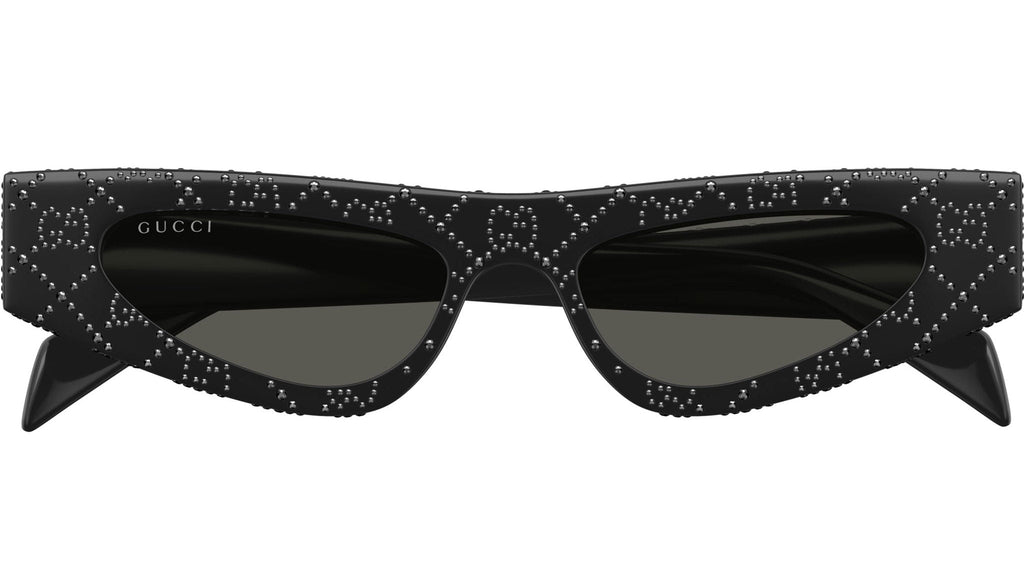 Occhiali da sole GUCCI GG1779S Shiny black with jet hematite strass all over and shiny black color