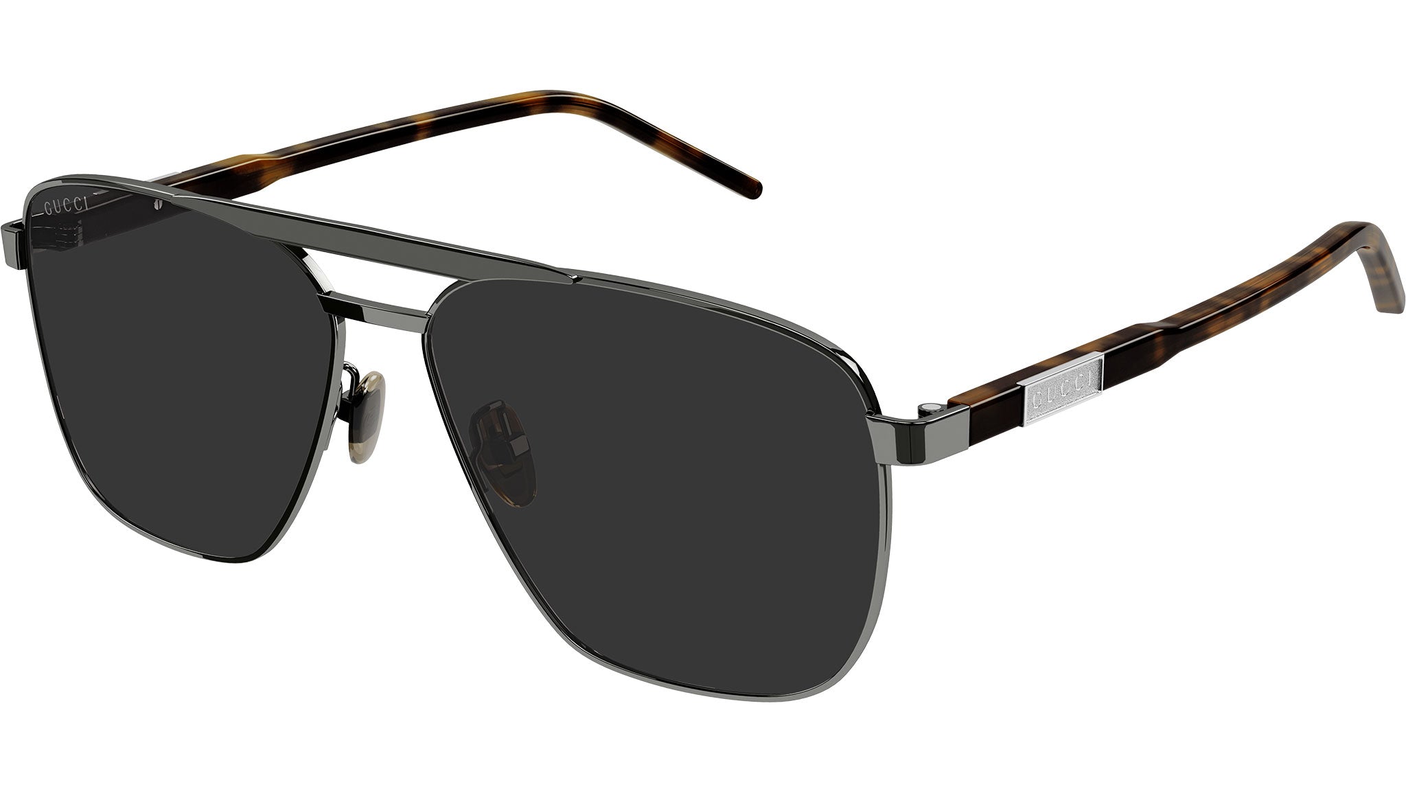 Occhiali da sole GUCCI GG1164S Shiny dark ruthenium