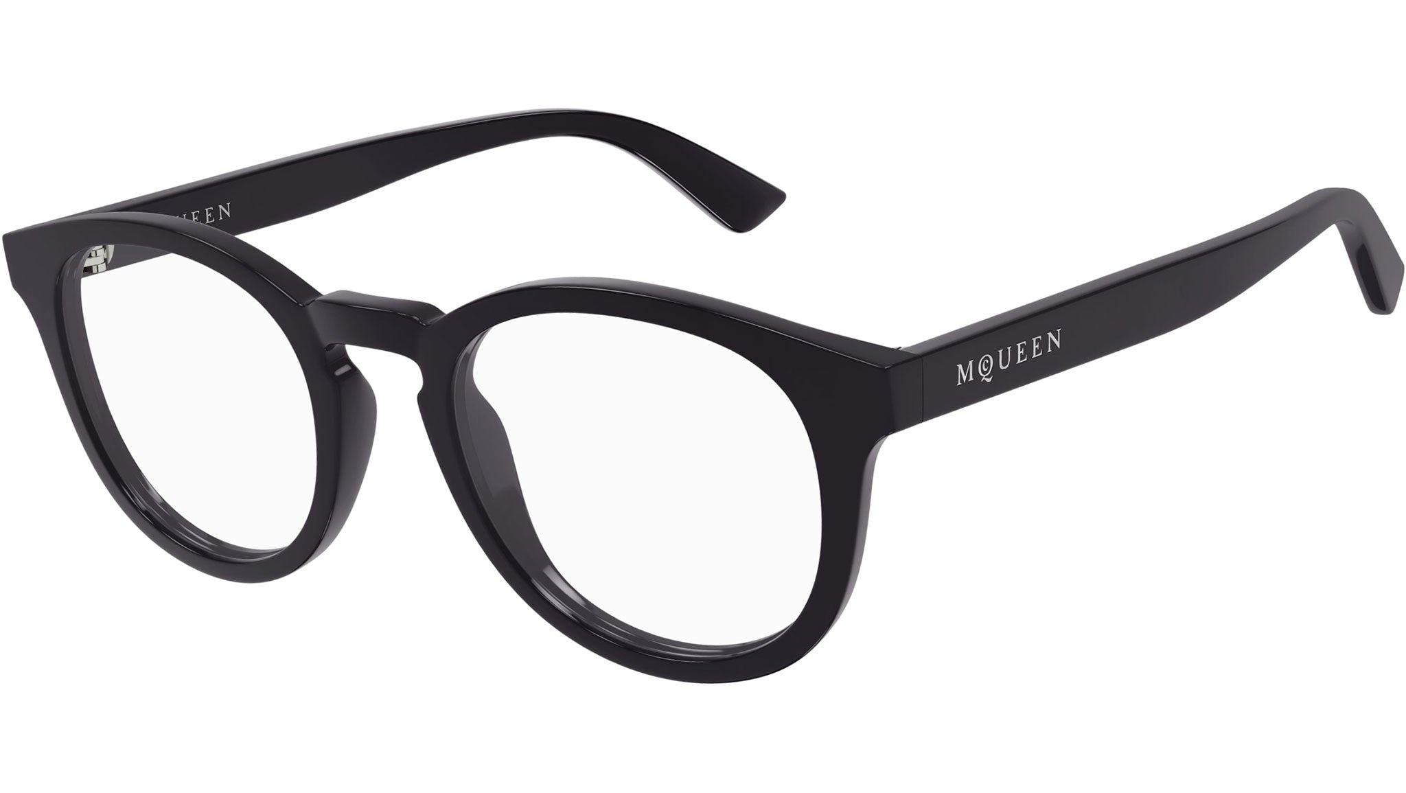 Occhiali da vista ALEXANDER MCQUEEN AM0514O Shiny solid very dark purple