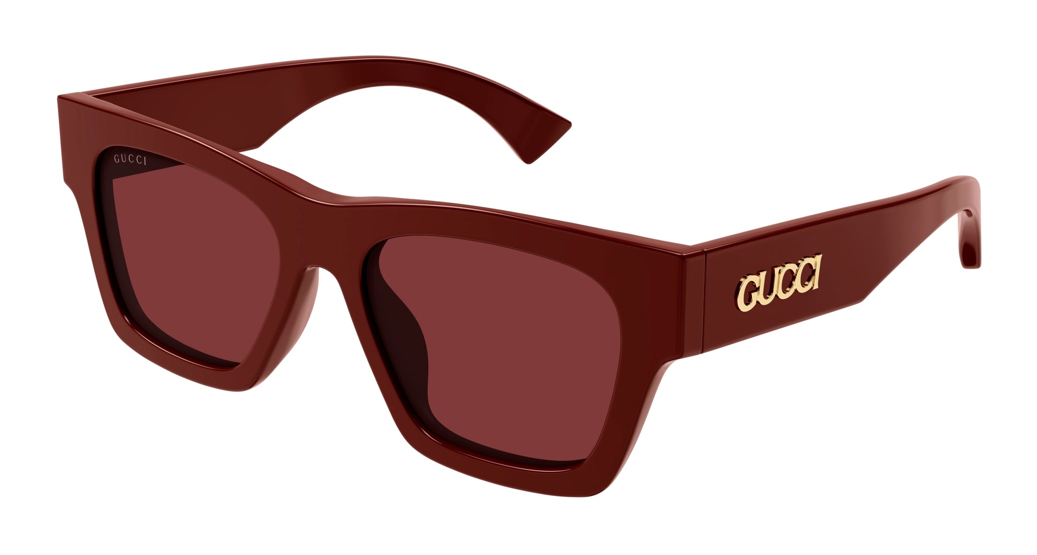 Occhiali da sole GUCCI GG1835S Shiny solid burgundy
