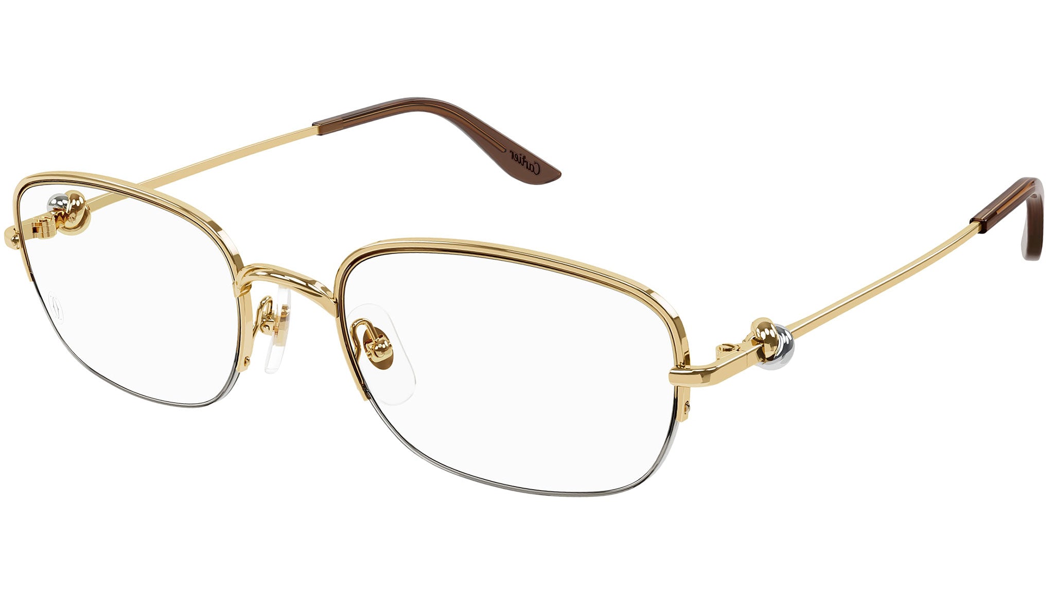 Occhiali da vista CARTIER CT0374O Smooth golden finish