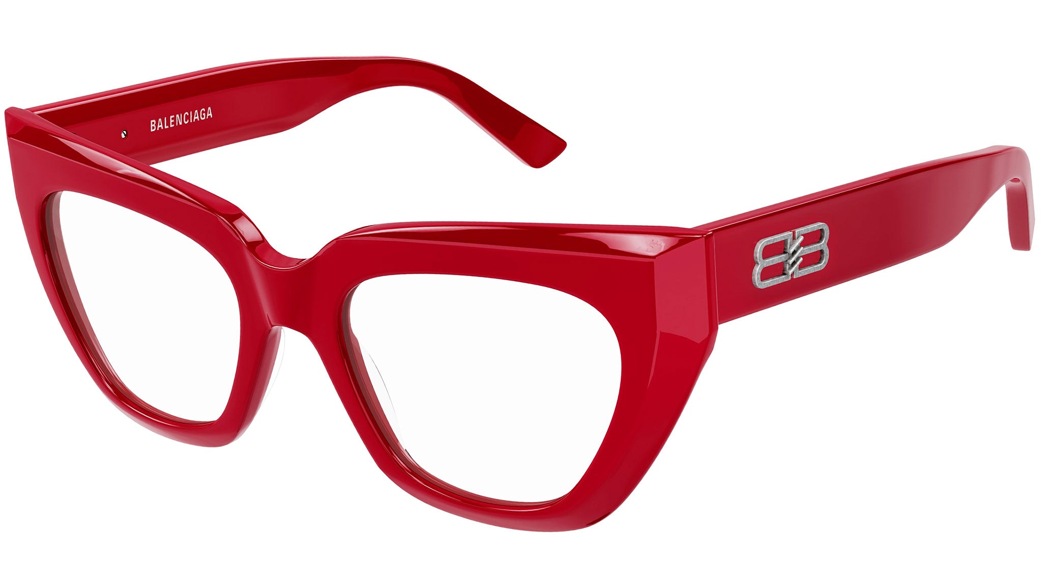 Occhiali da vista BALENCIAGA BB0238O Shiny solid red