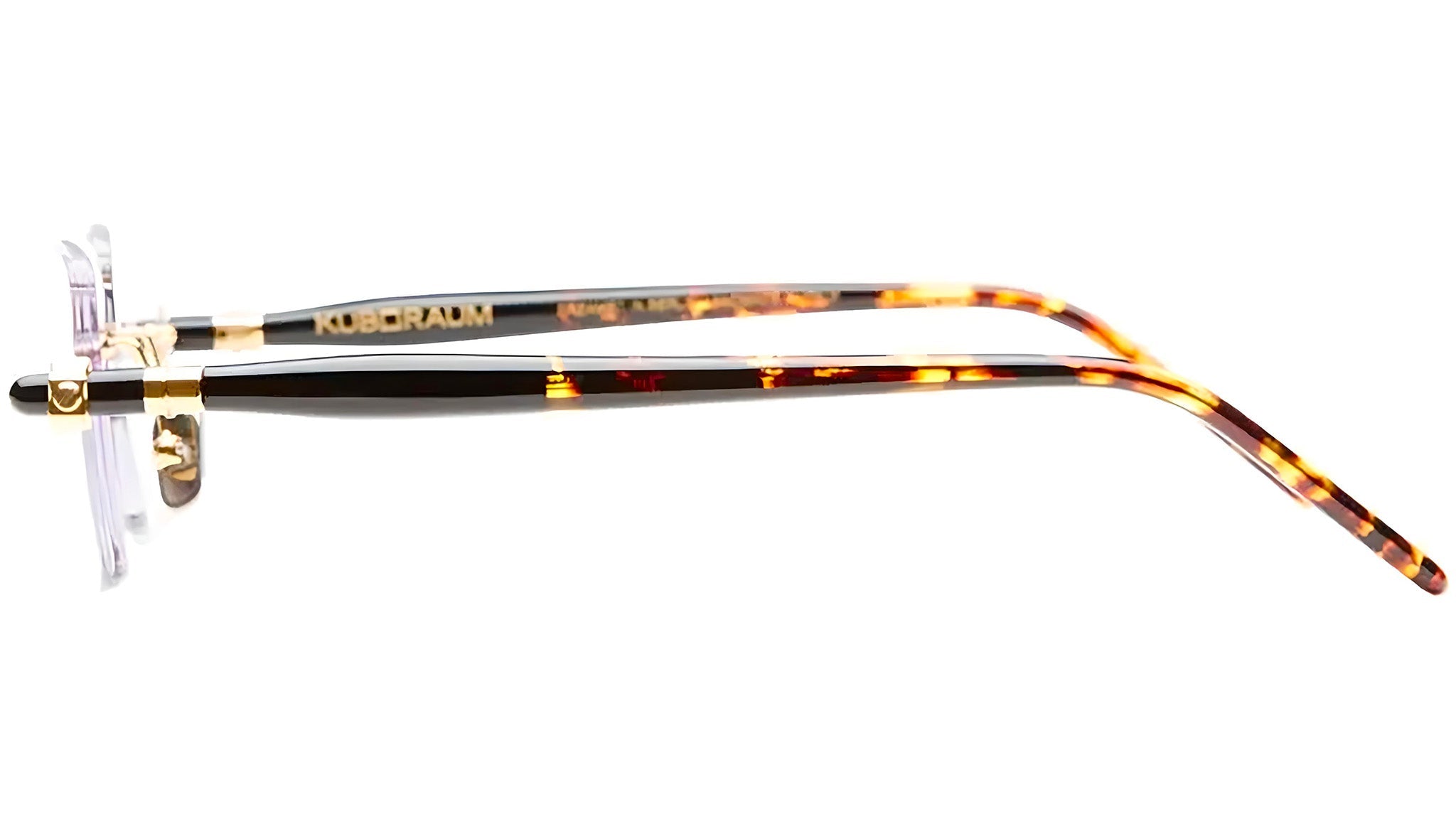 Occhiali da vista KUBORAUM P56 Gold black shine havana