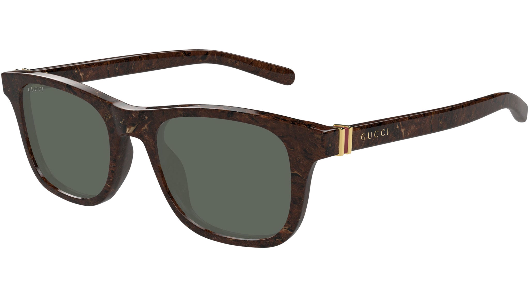 Occhiali da sole GUCCI GG1671S Shiny dark brown radica