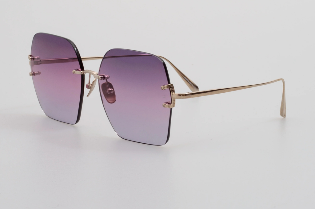 Occhiali da sole LINDA FARROW CARINA Light Gold