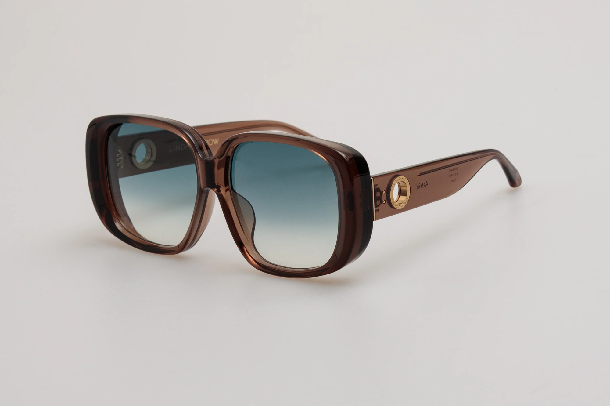 Occhiali da sole LINDA FARROW ASTRID Brown