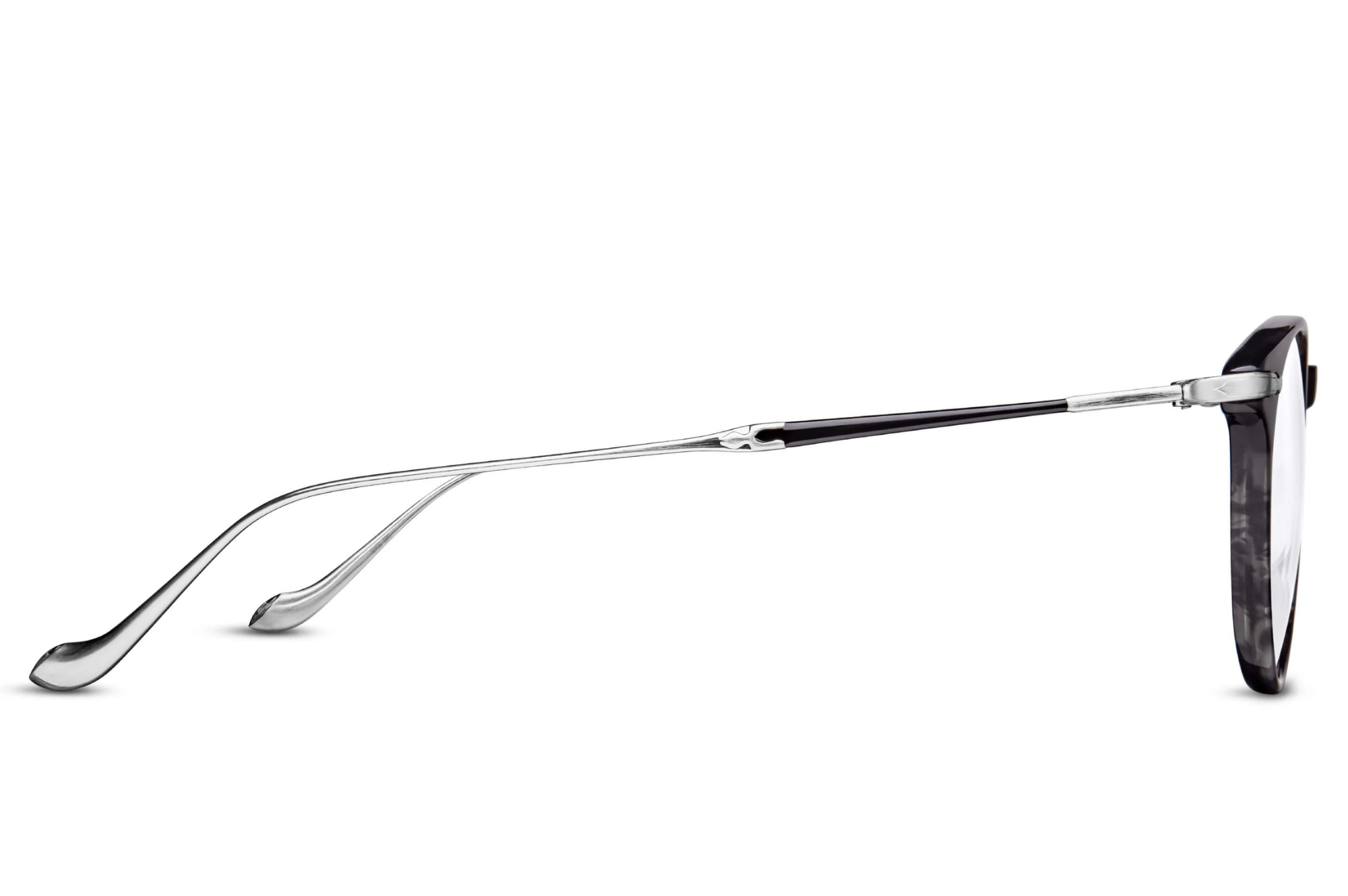 Occhiali da vista MATSUDA M2056 Black Stripe - Brushed Silver