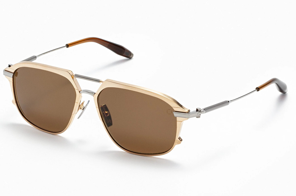 Occhiali da sole AKONI ICARUS Brushed White Gold