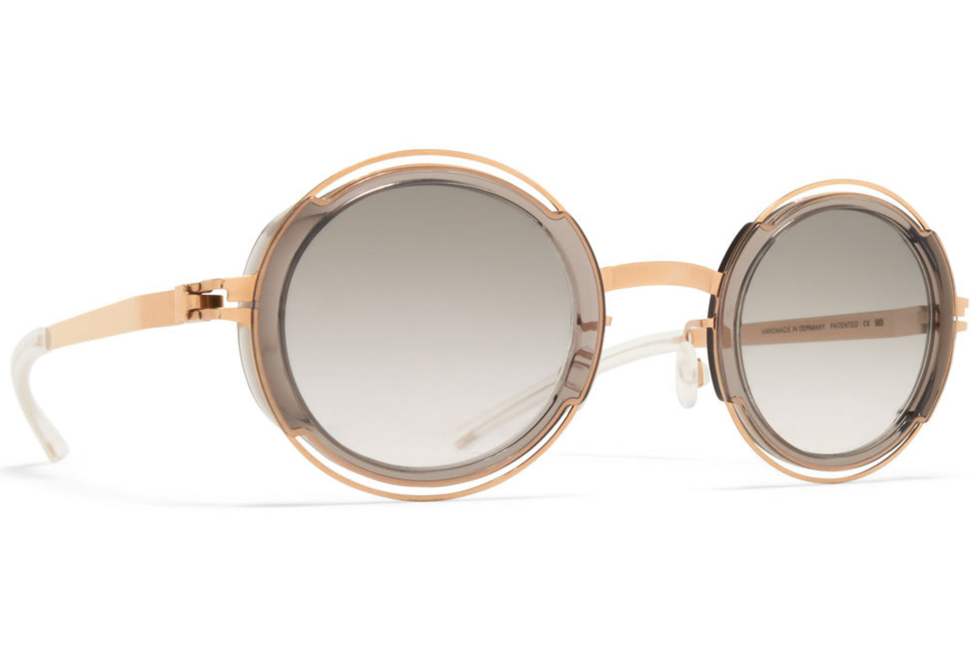 Occhiali da sole MYKITA PEARL A83-Champagne Gold Clear Ash