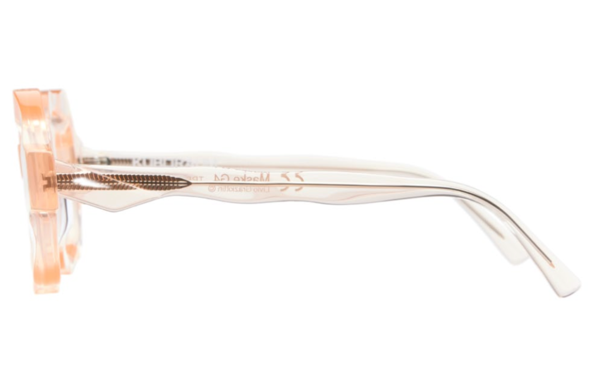 Occhiali da vista KUBORAUM G4 Trasparent Peach