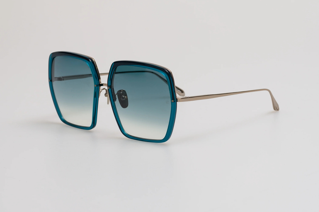 Occhiali da sole LINDA FARROW SYAN Light Gold