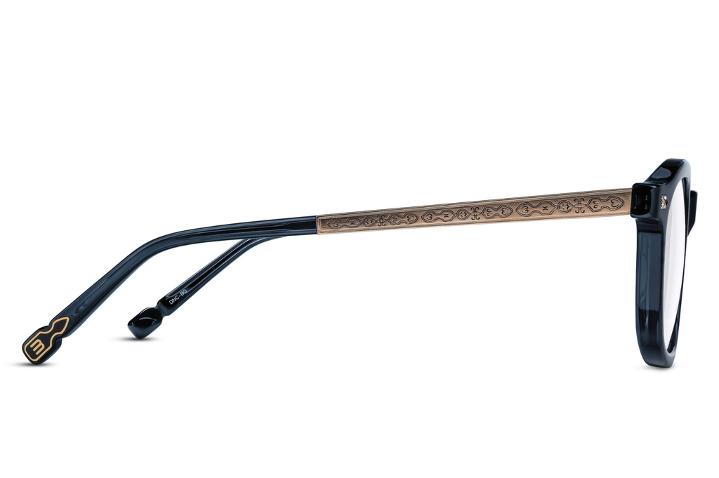 Occhiali da vista MATSUDA M2068 DARK NAVY CRYSTAL - BRUSHED GOLD