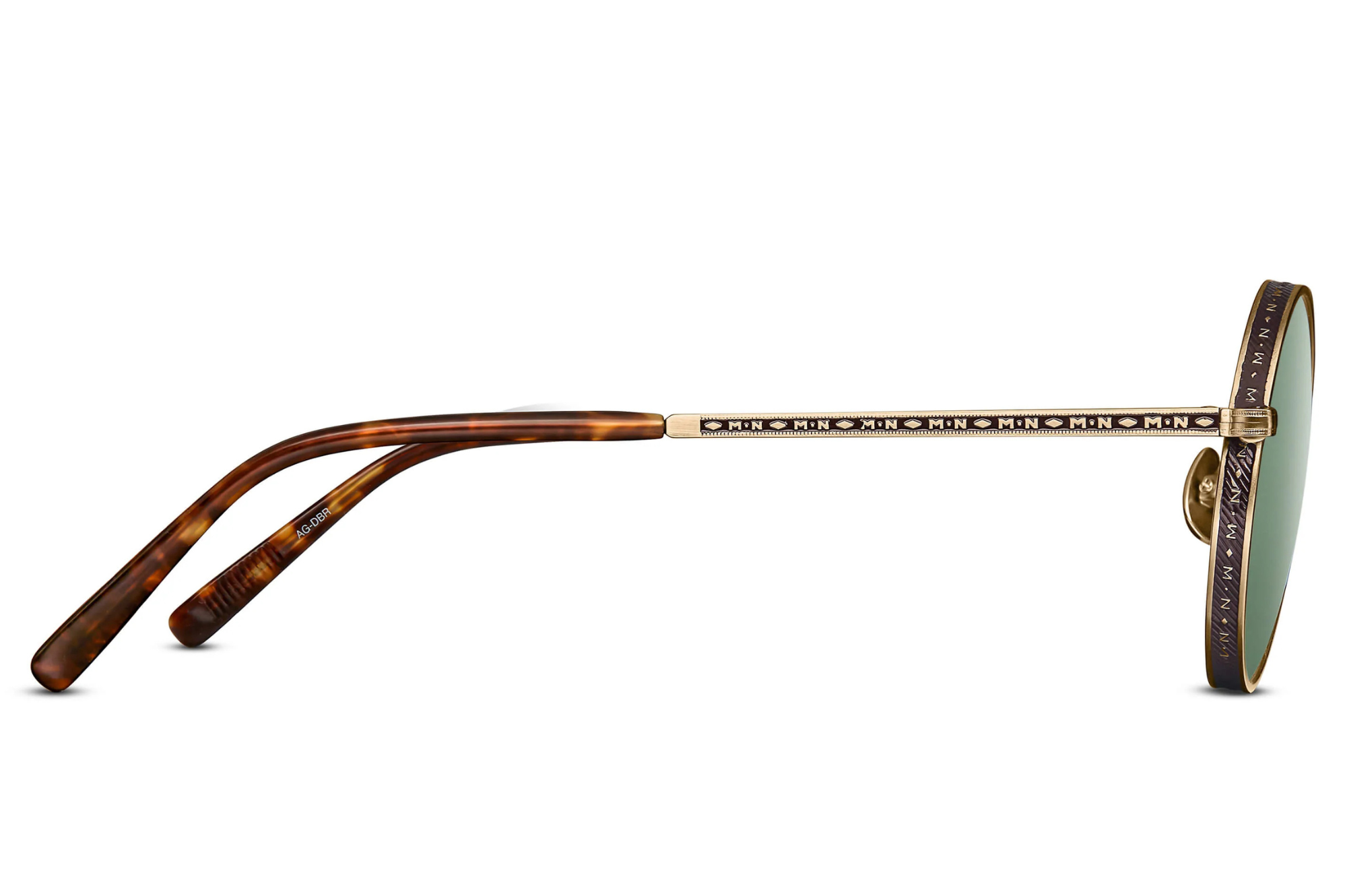 Occhiali da sole MATSUDA M3100 Antique Gold - Dark Brown