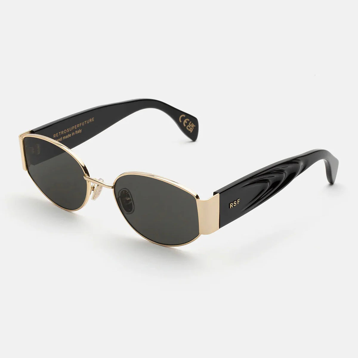 RetroSuperFuture Occhiali da Sole IDRB G3L X Black Oro Nero/Grigio Unisex