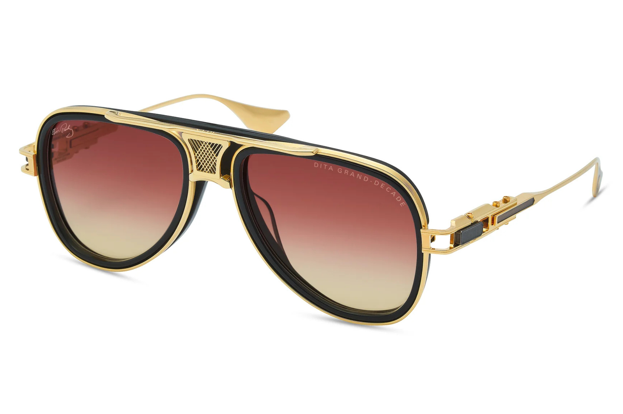 Occhiali da sole DITA GRAND-DECADE X ELVIS PRESLEY Black - 22K Gold Plated