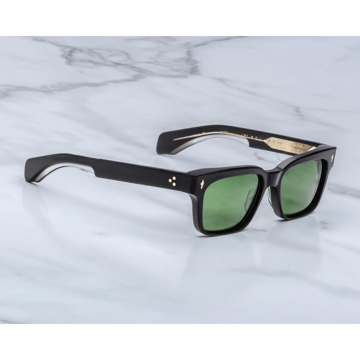 Jacques Marie Mage Occhiali da Sole Molino Venom Nero/Verde Unisex