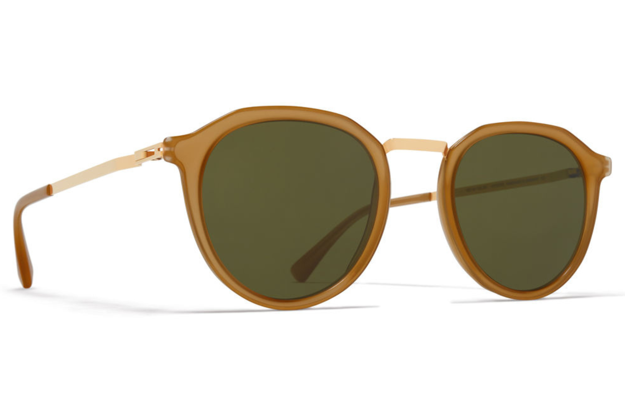 Occhiali da sole MYKITA PAULSON A56 Glossy Gold Brown Dark Bro
