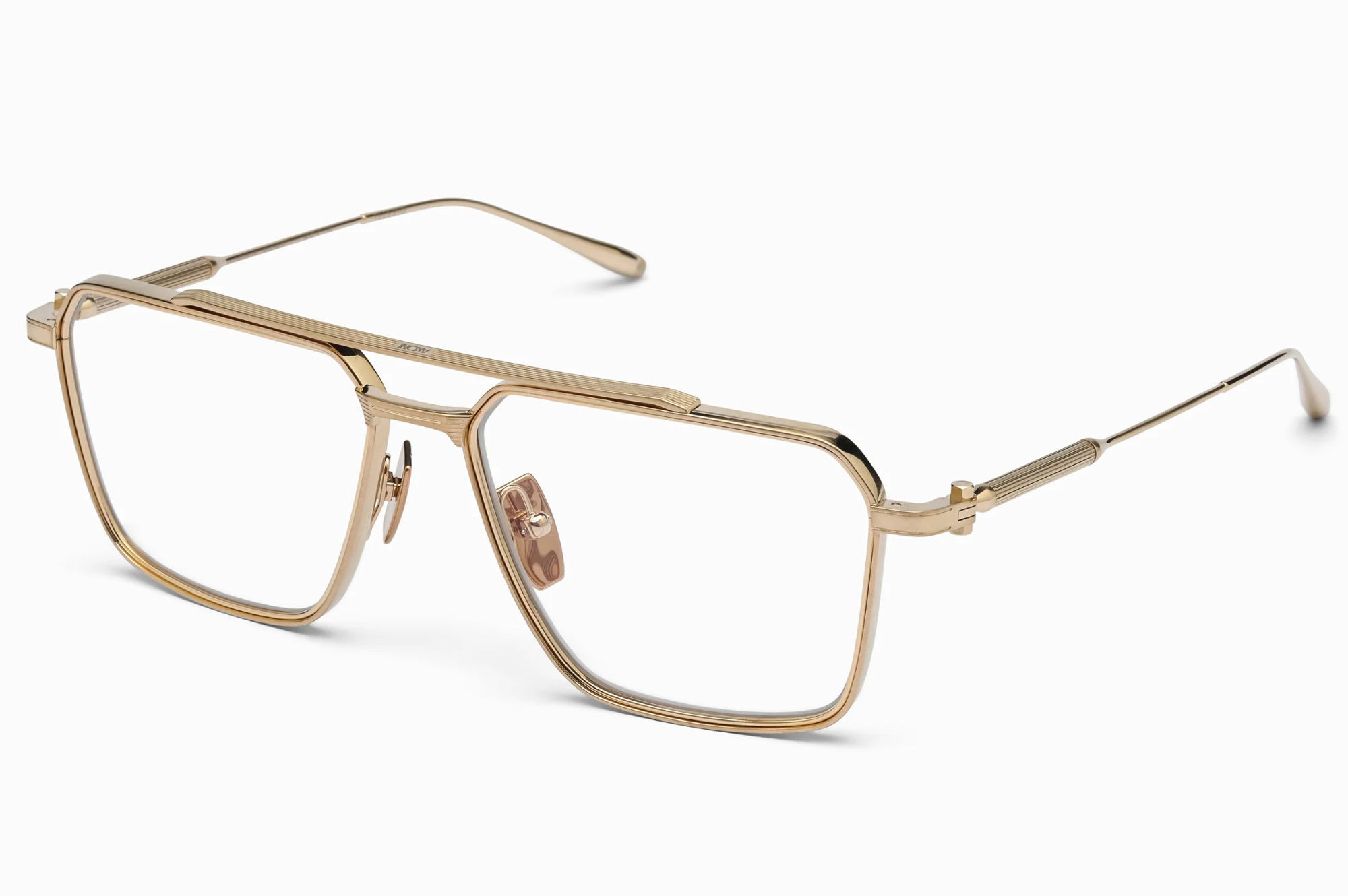 Occhiali da vista AKONI TELESTO Brushed White Gold