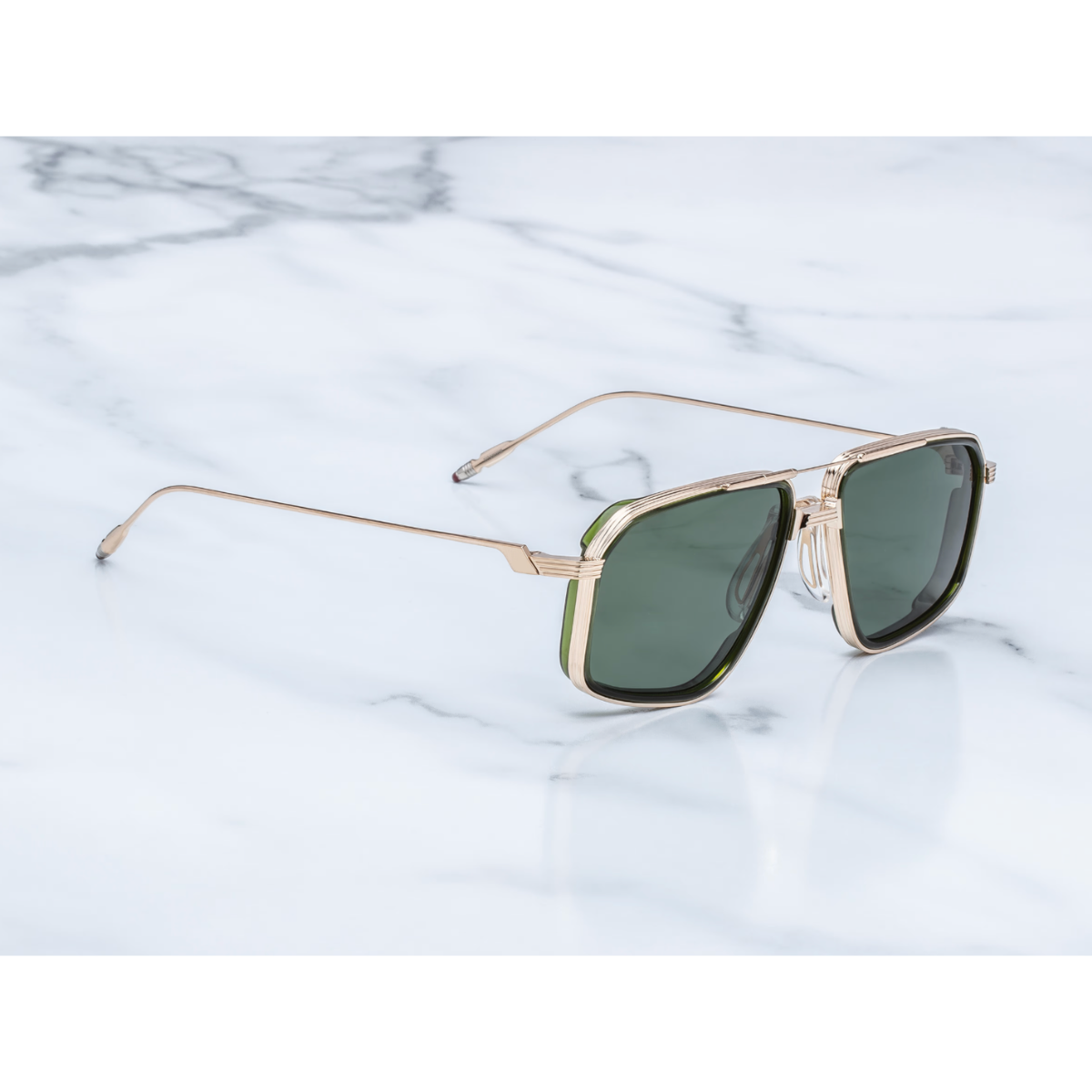 Jacques Marie Mage Occhiali da Sole Jagger Cypress Oro/Verde Unisex