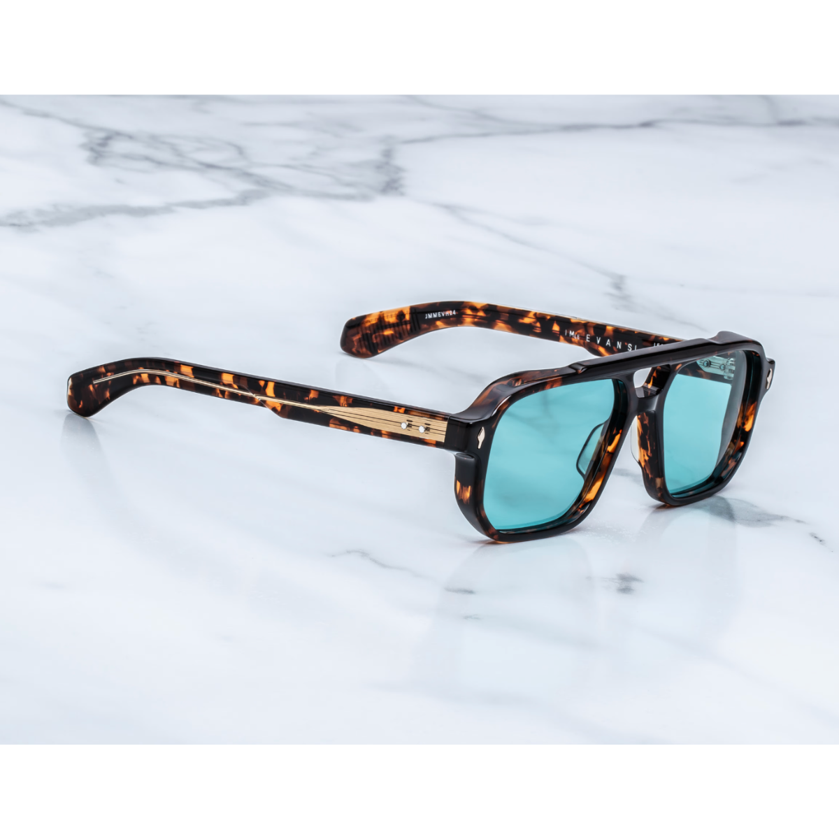 Jacques Marie Mage Occhiali da Sole Evans Aegen Marrone/Azzurro Unisex