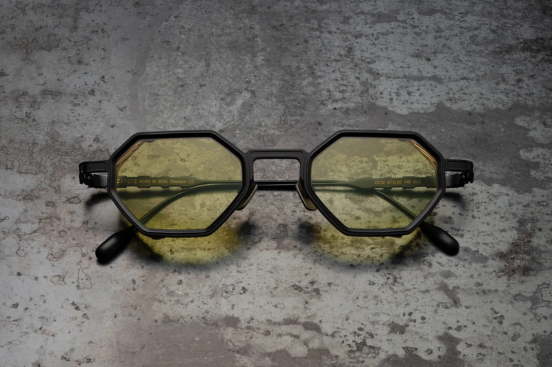 Occhiali da sole CAPOTE CC13 BLK YELLOW