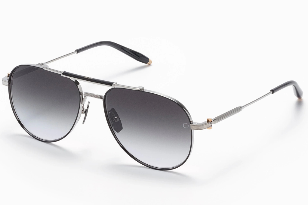 Occhiali da sole AKONI HYDRA Brushed Palladium Dark Crystal Grey