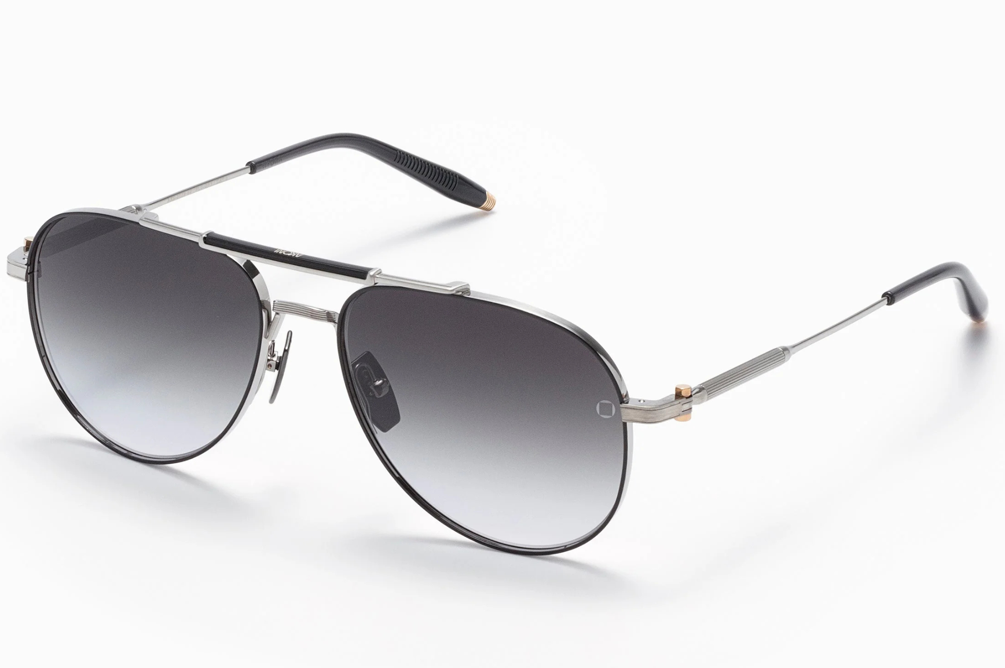 Occhiali da sole AKONI HYDRA Brushed Palladium Dark Crystal Grey