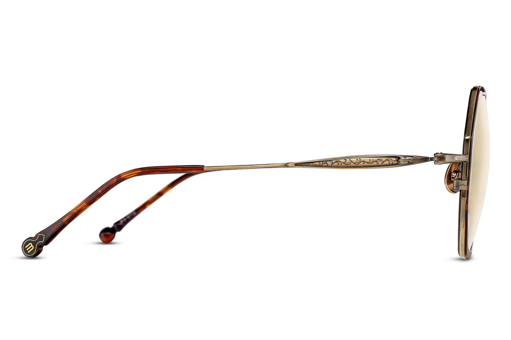 Occhiali da sole MATSUDA M3162 Antique Gold - Dark Tortoise