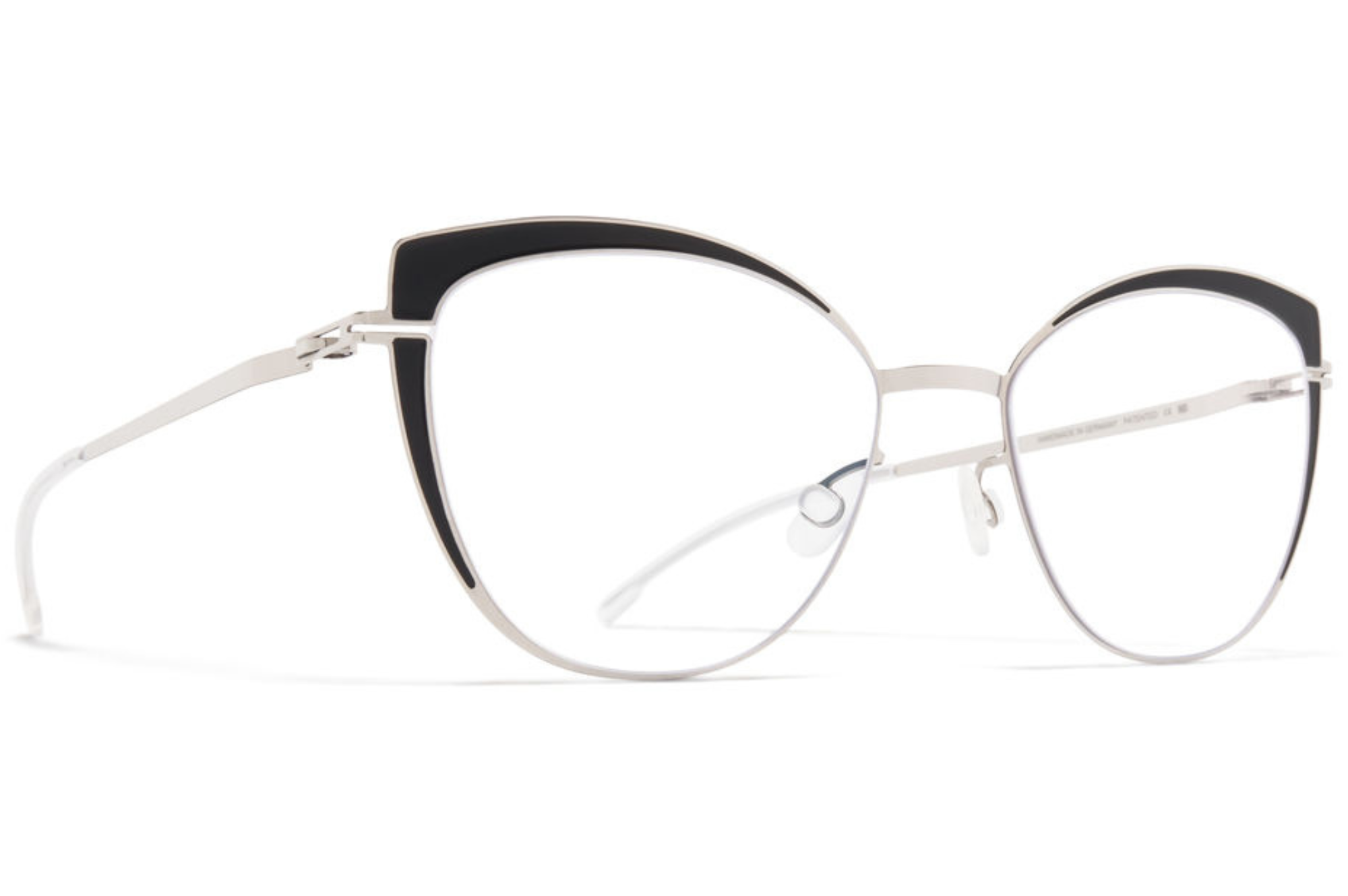 Occhiali da vista MYKITA KELSEY Silver Jet Black