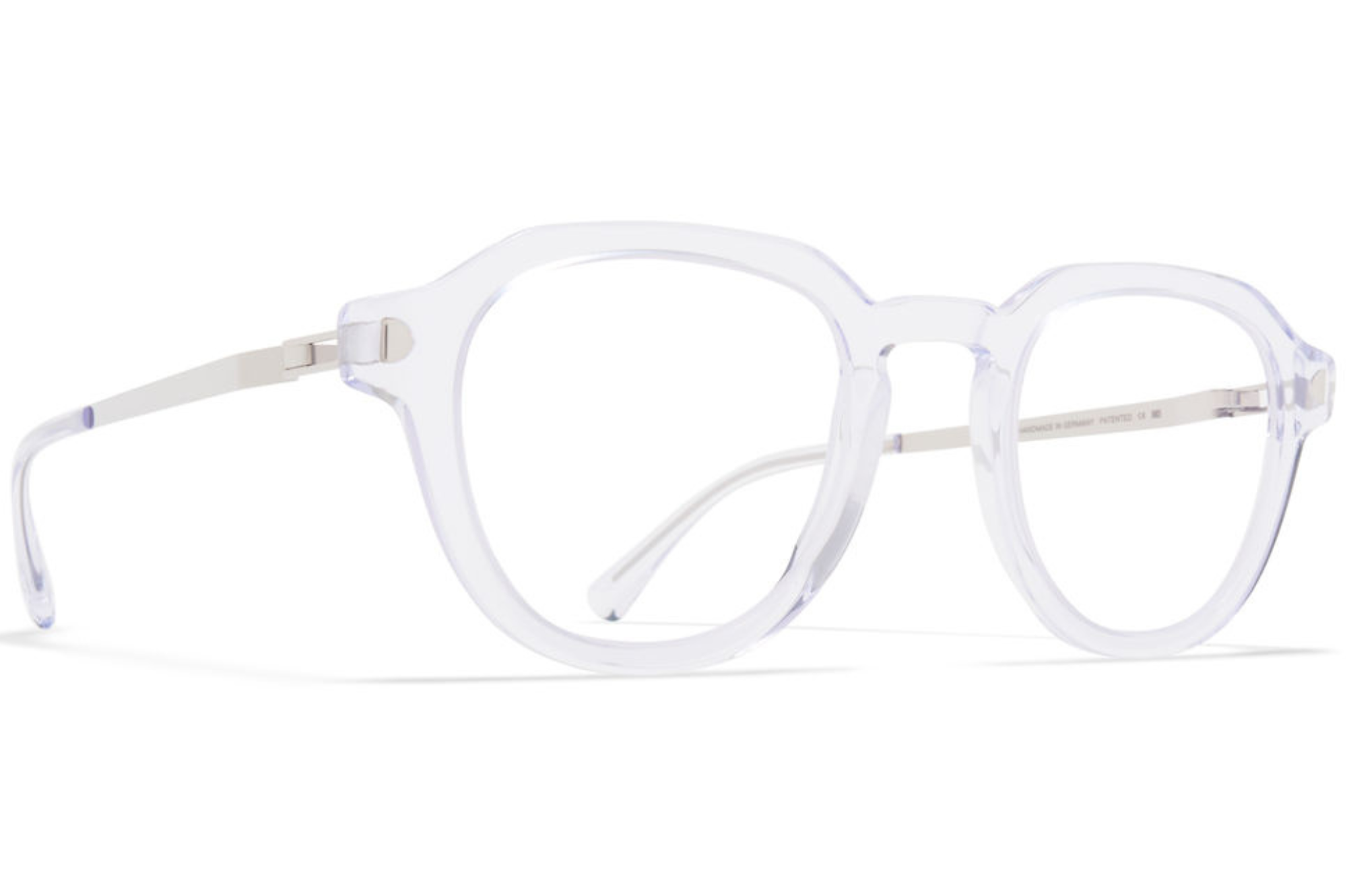 Occhiali da vista MYKITA ALBERT C72-Limpid Shiny Silver