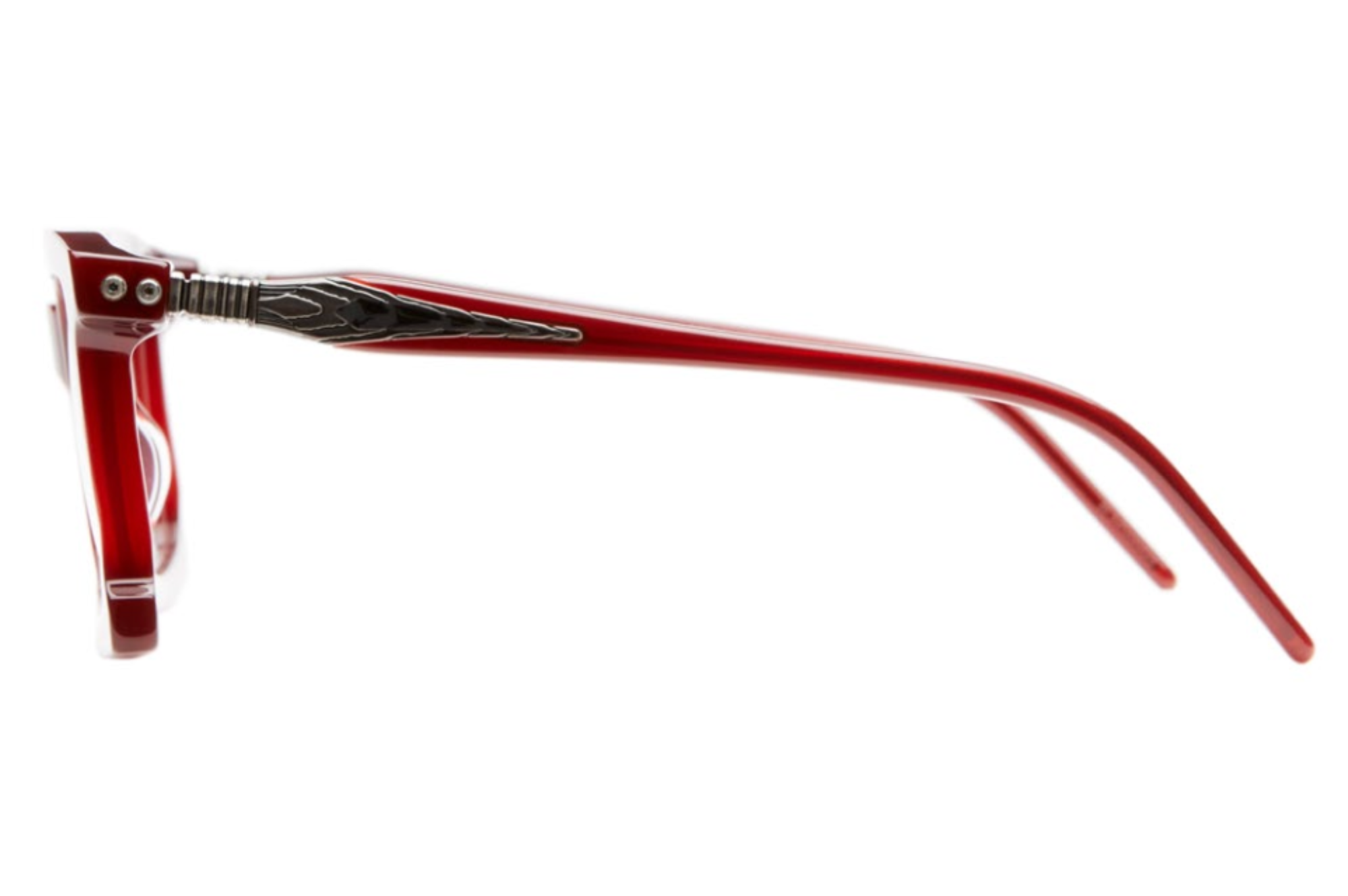 Occhiali da vista KUBORAUM D72 Bordeaux Antique Gunmetal