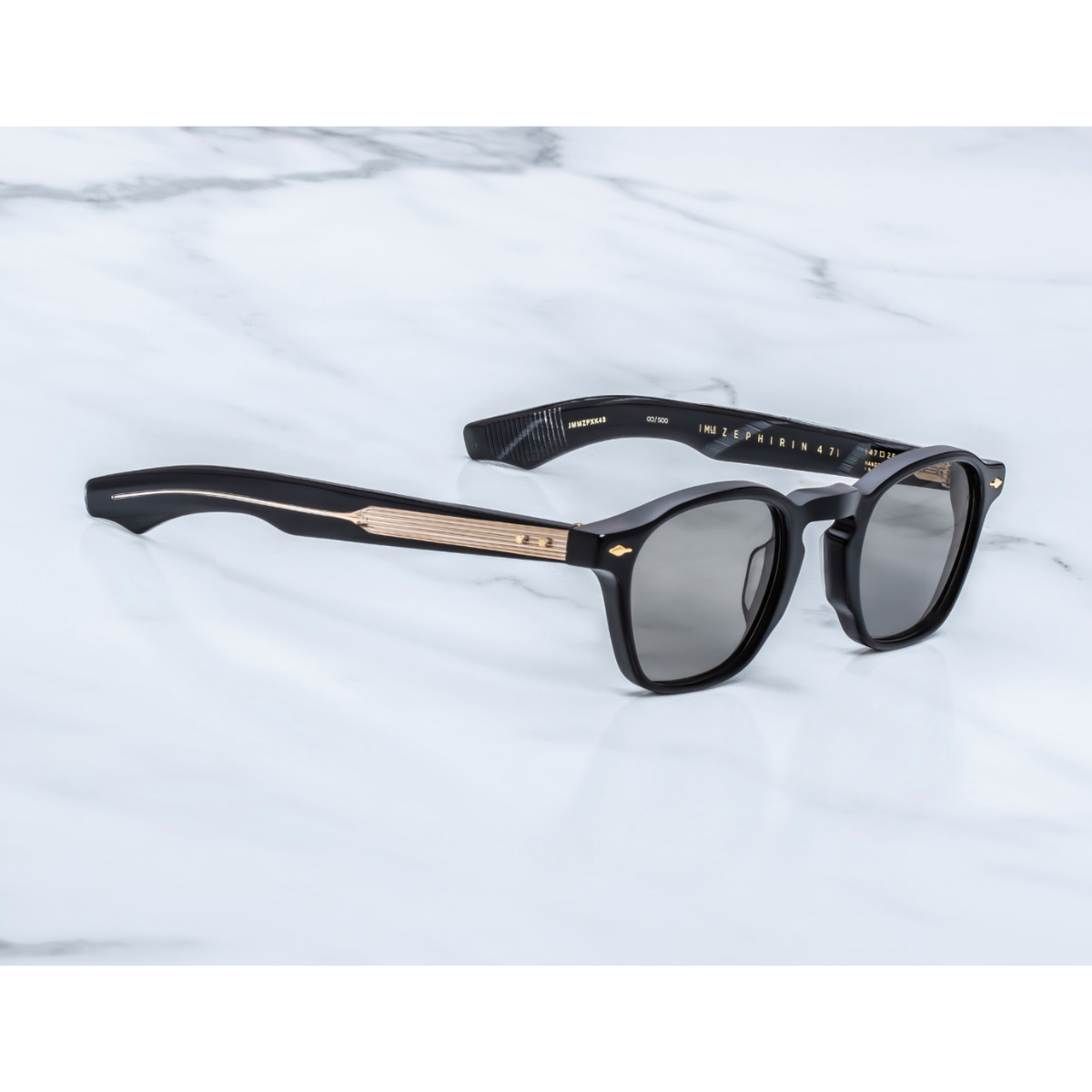 Jacques Marie Mage Occhiali da Sole Zephirin 47 Griffin Nero/Grigio Unisex